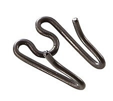 Ersatzglied für Stachelhalsband, Edelstahl schwarz, rostfrei