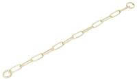 Herm.Sprenger-Hundehalskette / Kettenhalsband aus Messing, 3mm Herm.Sprenger-Hundehalskette / Kettenhalsband aus Messing, 3mm