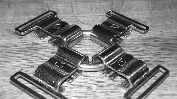 Clip-Switch-Karabinerhakensystem- 4-Punkt-Verbindung