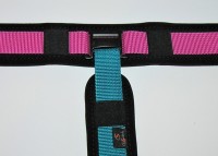 Vorschau: T-Verbindung zweier CS-Gurte mit Doppel-Schieber auf CS-Gurtpolster Vorschau: T-Verbindung zweier CS-Gurte mit Doppel-Schieber auf CS-Gurtpolster