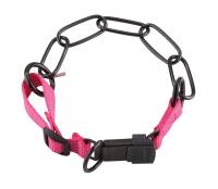 Kettenhalsband mit Klickverschluss, verstellbar, Edelstahl schwarz Kettenhalsband mit Klickverschluss, verstellbar, Edelstahl schwarz