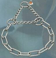 Langgliedkette mit Zugkette, Edelstahl rostfrei, 4mm Langgliedkette mit Zugkette, Edelstahl rostfrei, 4mm