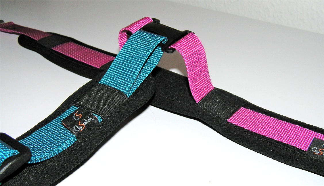 CS Gurtpolster Gummischlaufen T Gurtverbindung