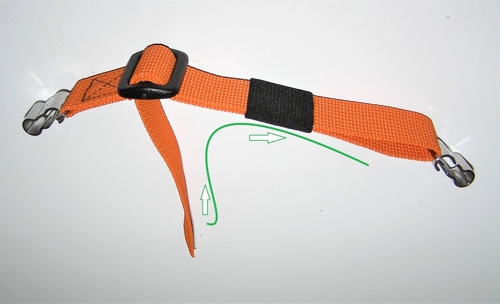 Gurtband einschlaufen Detail 02