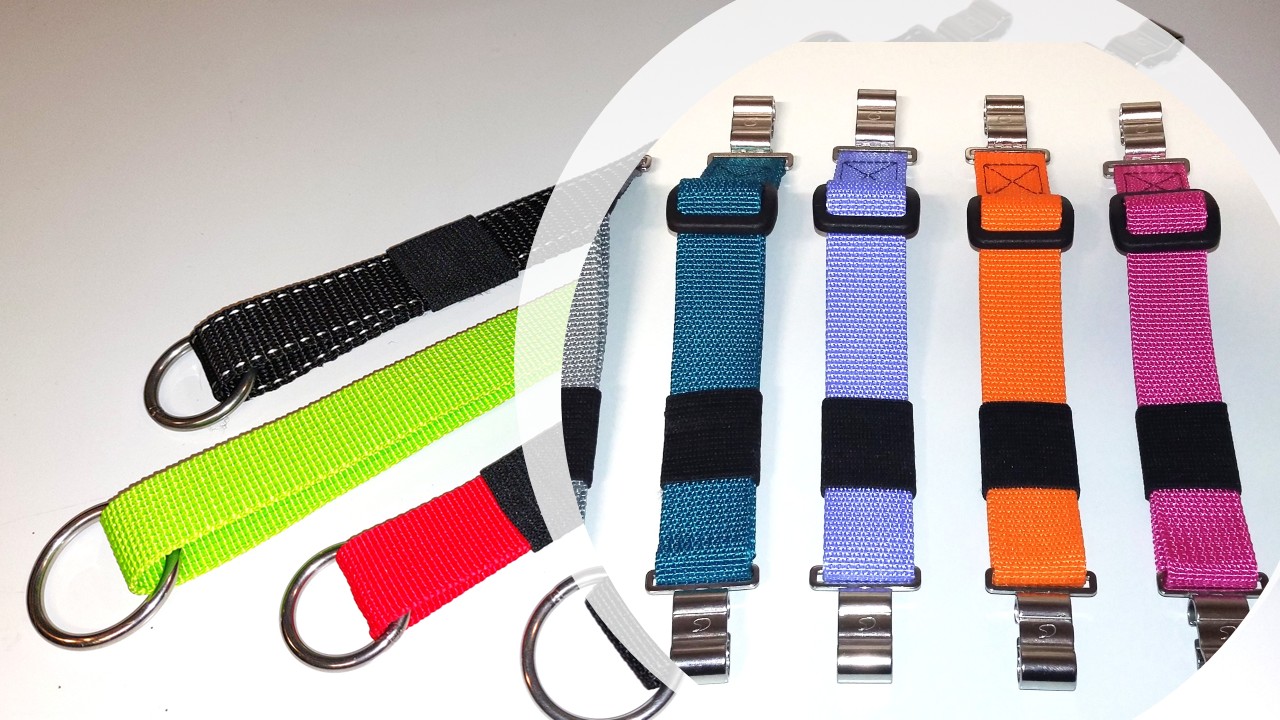 ClipSwitch-Gurte Einzelgurte Ersatzgurte Erweiterung mit festem CS-Haken