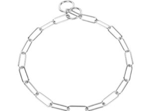 Sprenger Kette Kettenhalsband langgliedrig Stahl verchromt 2mm