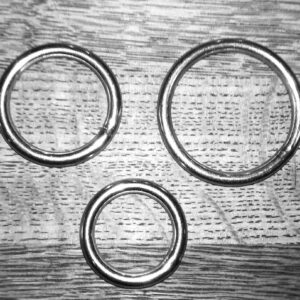 CS Koppelringe Edelstahl Ring fuer CS Haken