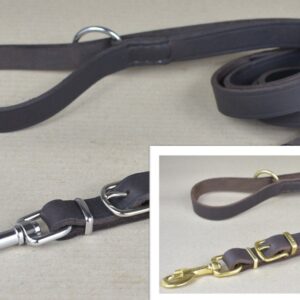 Hundeleine aus Leder 4 fach verstellbar