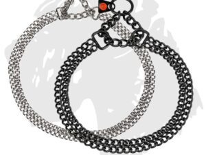 Sprenger-Kette Gliederhalsband 2-reihig mit Zugkette 2mm