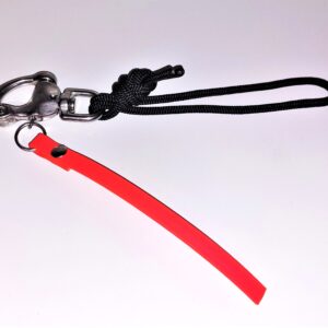 Panikhaken / Panic Snap - mit Notseil aus Biothane & Aufnahmeschlaufe aus Reepschnur