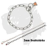Sprenger Ketten Kettenhalsband medium Edelstahl schwarz 2mm