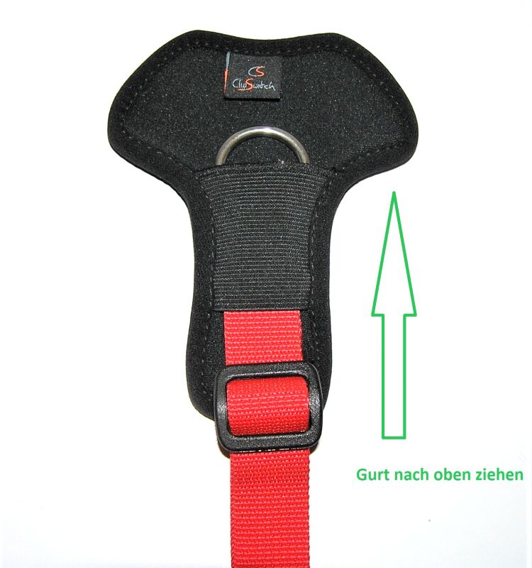CS Gurtpolster fixieren