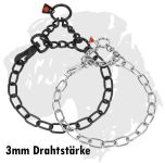 Sprenger Ketten Kettenhalsband medium mit Zugkette und Karabinerhaken