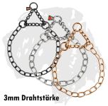 Sprenger Hundekette Typ MEDIUM mit Zugkette 3mm