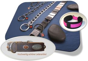 Halsbänder Hundehalsband aus Leder Hundeketten Zugstopp Halsband