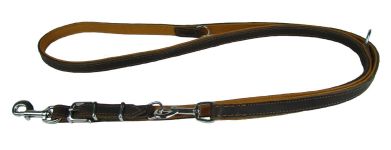 Lederleine verstellbar Hundeleine aus Leder Führleine